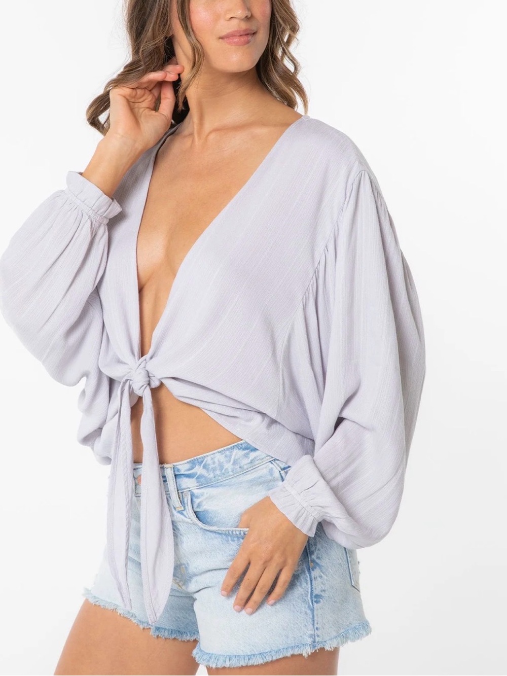 lovestitch Gigi Tie Front Top S/M